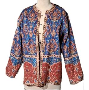 Gift I Never Wanted-  Cotton Quilted Reversible Jacket.  NWOT